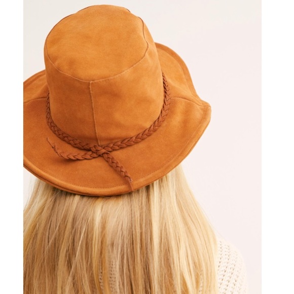 Free People Tennessee Suede Floppy Bucket Hat - Picture 2 of 5